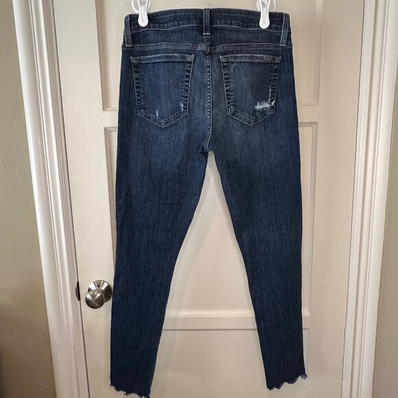Joe's Mid-Rise, Distressed Skinny Ankle Jeans - Size 28 - Picture 10 of 12